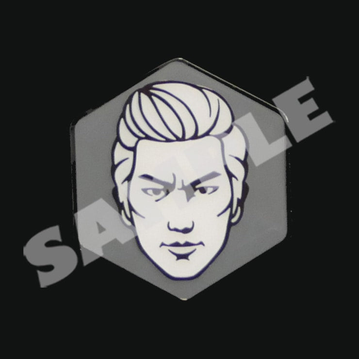 Yakuza character face pin - Joongi Han