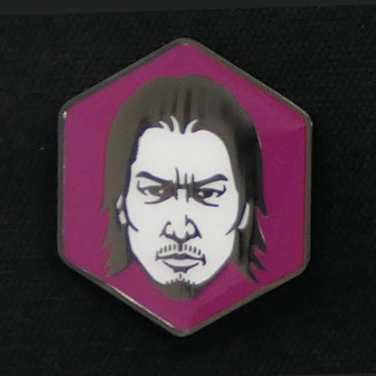 Yakuza character face pin - Shun Akiyama