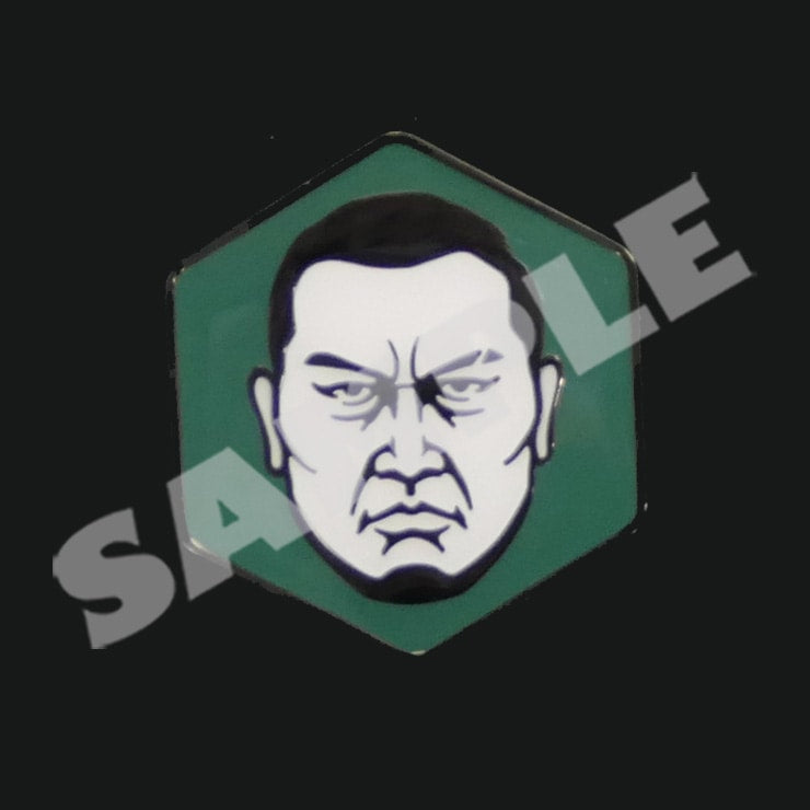 Yakuza character face pin - Taiga Saejima