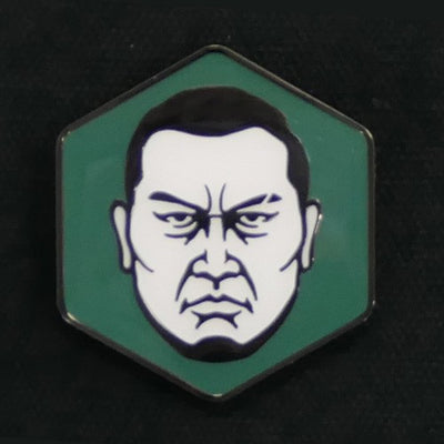 Yakuza character face pin - Taiga Saejima