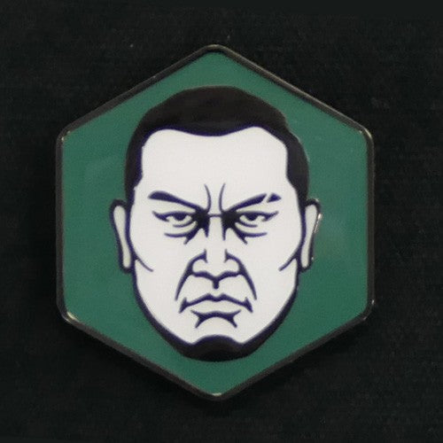 Yakuza character face pin - Taiga Saejima