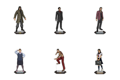 Yakuza 4 character acrylic stands set of six