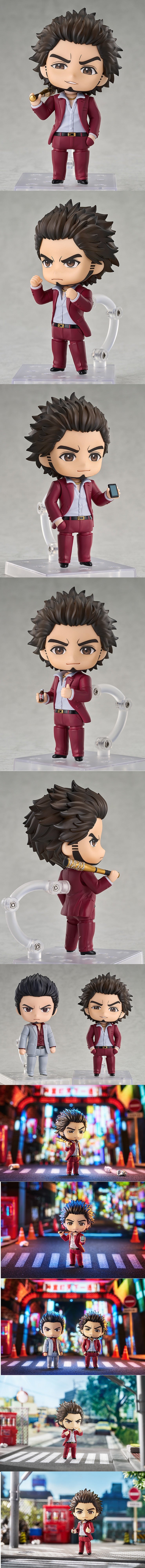 Ichiban Kasuga Nendoroid interchangeable faces and accessories