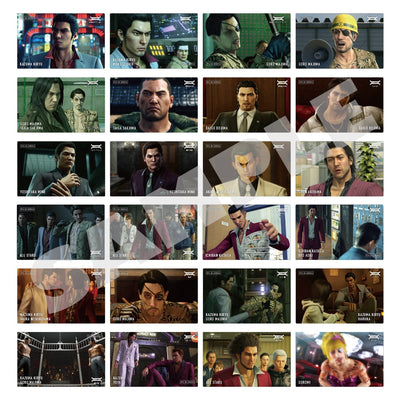 Yakuza Kamurocho scene card collection overview 1