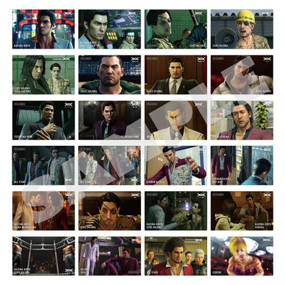 Yakuza Kamurocho scene card collection overview 1