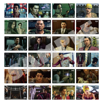 Yakuza Kamurocho scene card collection, sealed box of 12 packs