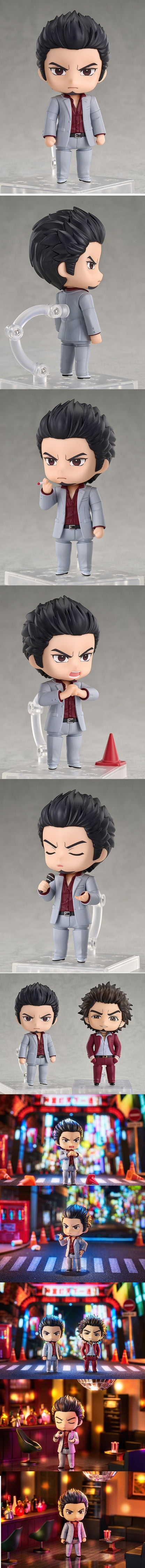 Kiryu Kazuma Nendoroid interchangeable faces and accessories