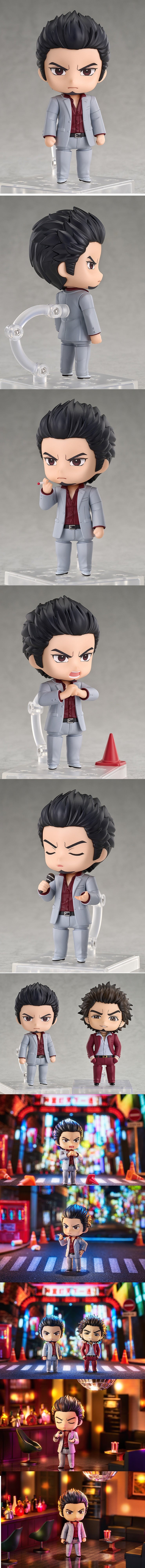 Kiryu Kazuma Nendoroid interchangeable faces and accessories