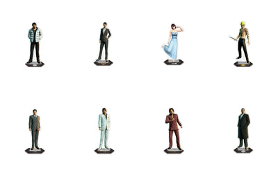 Yakuza Kiwami 2 acrylic stand set of eight characters