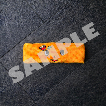 Orange Ono Michio soft polyester headband
