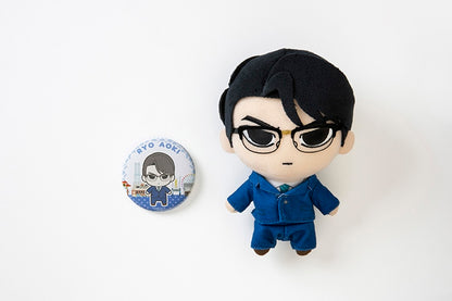 Ryo Aoki — Yakuza: Like a Dragon — plush and tin badge