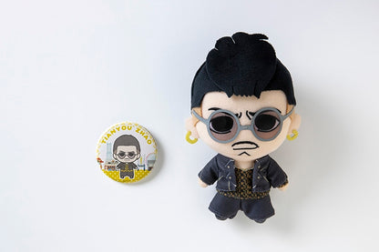 Tianyou Zhao — Yakuza: Like a Dragon — plush and tin badge