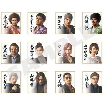 Yakuza Premium Select mini shikishi Vol. 2 - complete character lineup