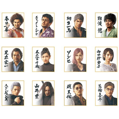 Yakuza Premium Select mini shikishi Vol. 2 - complete character lineup