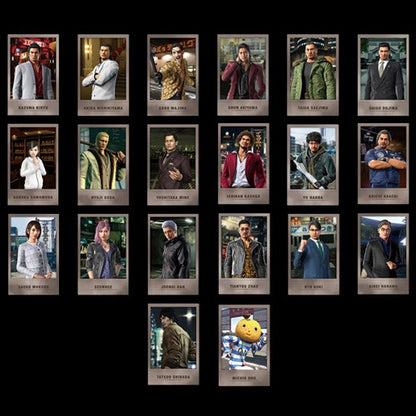 Yakuza Premium Select Shot Image Card Collection - 20 character visuals
