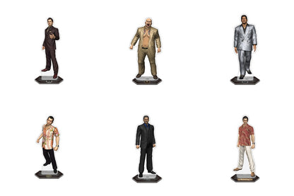 Yakuza 3 character acrylic stands set of six available models