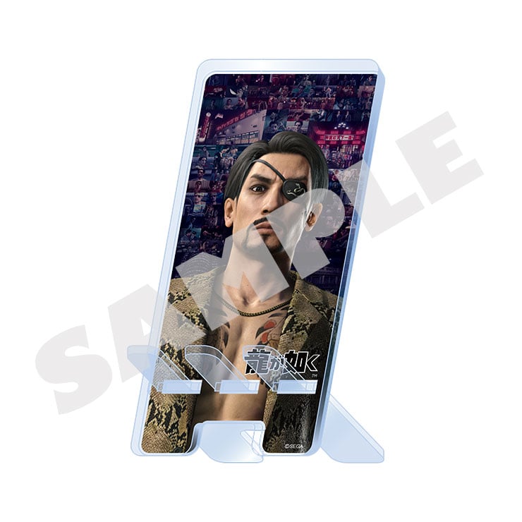 Yakuza visual acrylic phone stand - Goro Majima