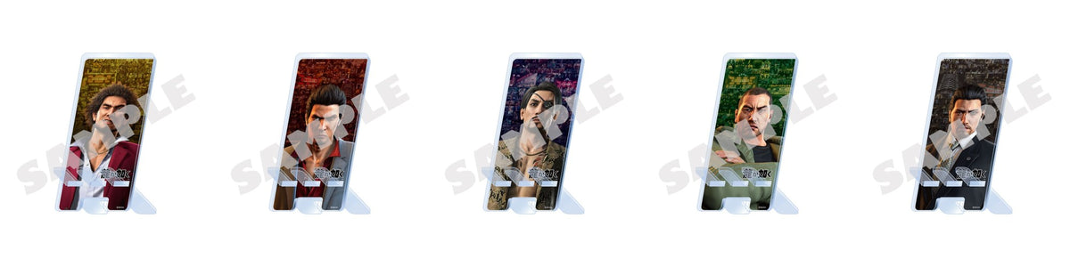 Yakuza visual acrylic phone stand - Full Set