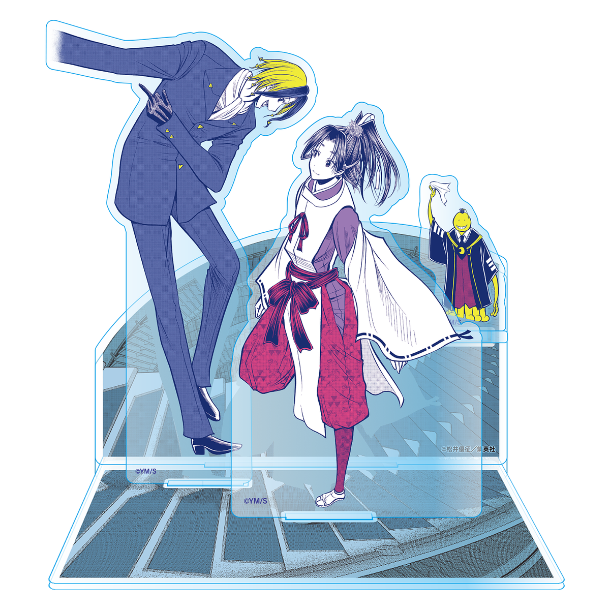 Yusei Matsui Exhibition – 200th Chapter Crossover Acrylic Diorama - official product illustration (additional copy)