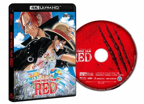 One Piece Film Red - Standard Edition - 4K Ultra HD Blu-ray - Japanese edition cover