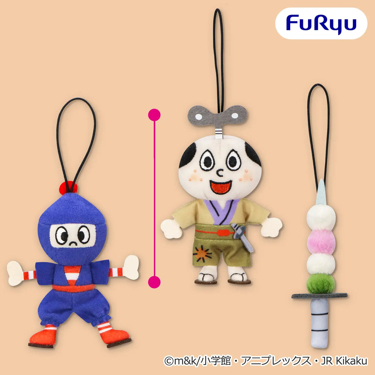Zenmaizamurai - Mascots Vol.1 complete set of 3 designs