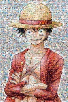 ONE PIECE PUZZLE STORE STRAW-1rst ANNIVERSARY 1000 PIECES
