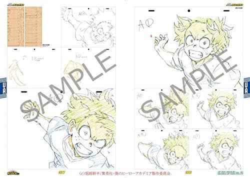 My Hero Academia Genga Manuscript Acrylic Art Panel - Scene 01