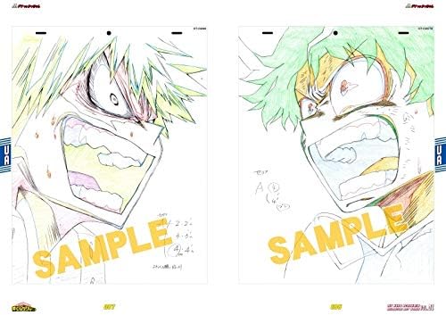 My Hero Academia Genga Manuscript Acrylic Art Panel - Scene 11