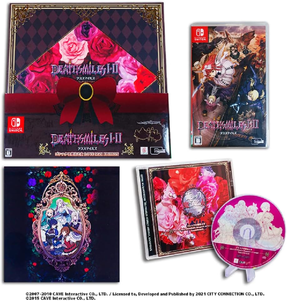DEATHSMILES I/II - SWITCH "GOTHIC IS MAGICAL MAIDEN LOVE MAX EDITION" + ORIGINAL ACRYLIC STAND & ILLUSTRATION